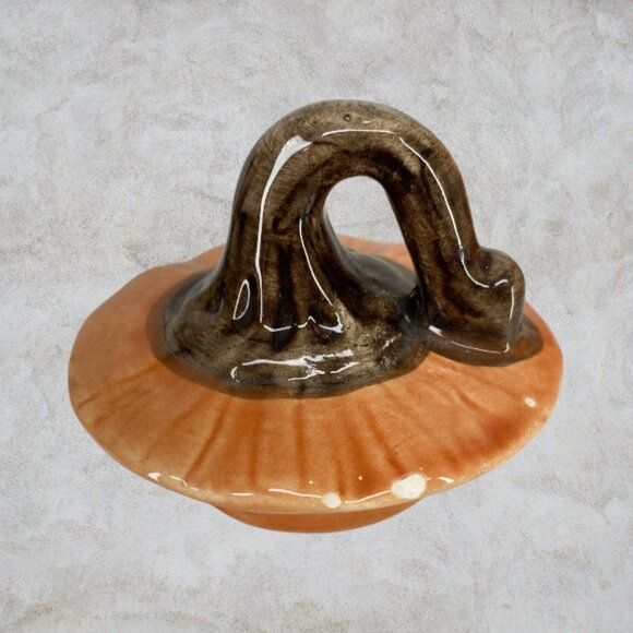 PUMPKIN TEAPOT/MUG SET -- 5 Piece, Ceramic, Autumn, Thanksgiving, Vintage - Picture 11 of 11